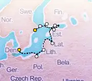 11 Night Copenhagen to Stockholm cruise