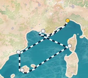 6 Night Savona to Savona cruise