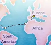 15 Night Marseille to Miami cruise