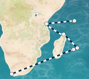 19 Night Mahe to Cape Town cruise