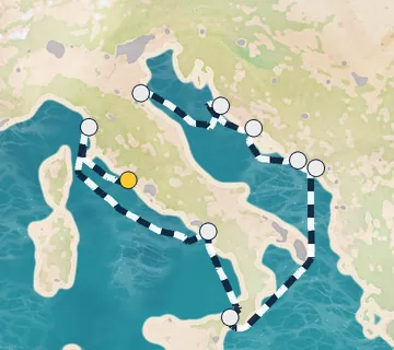 11 Night Rome to Ravenna cruise
