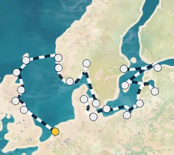 22 Night Ijmuiden to Stockholm cruise