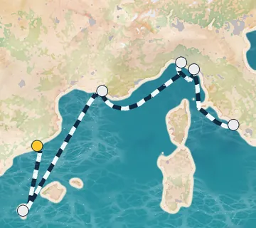 7 Night Barcelona to Rome cruise