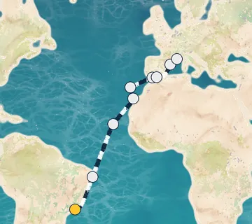 18 Night Rio to Marseille cruise