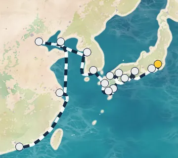 24 Night Tokyo to Hong Kong cruise