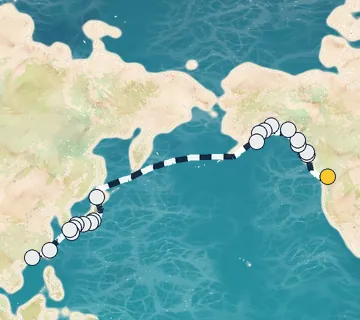 36 Night Vancouver to Hong Kong cruise