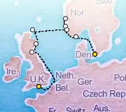 10 Night London to Copenhagen cruise