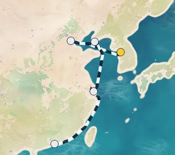 12 Night Seoul to Hong Kong cruise