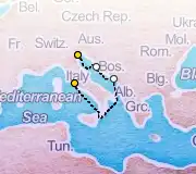 4 Night Venice to Rome cruise