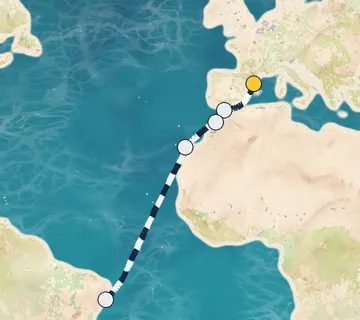 11 Night Barcelona to Maceió cruise