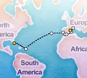 17 Night Miami to Tarragona cruise