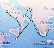 9 Night Athens to Rome cruise