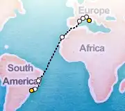 18 Night Rome to Sao Paolo cruise