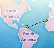 8 Night Las Palmas to Pointe-a-Pitre cruise