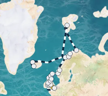 28 Night Greenwich to Reykjavik cruise