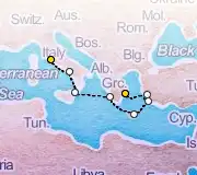 7 Night Athens to Rome cruise