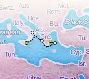 4 Night Catania to Athens cruise