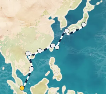14 Night Singapore to Tokyo cruise