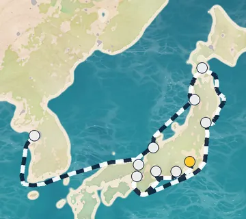 11 Night Tokyo to Seoul cruise