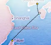 3 Night Busan to Taipei cruise