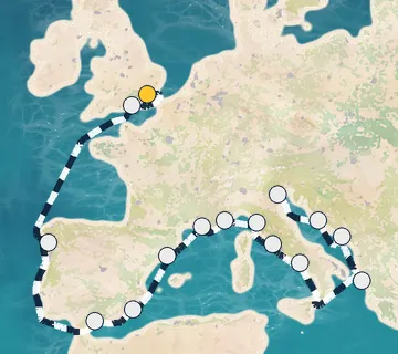 19 Night Tilbury to Venice cruise