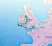 10 Night London to Belfast cruise