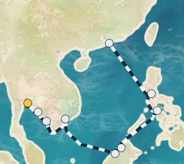 13 Night Bangkok to Hong Kong cruise