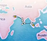 22 Night Singapore to Abu Dhabi cruise