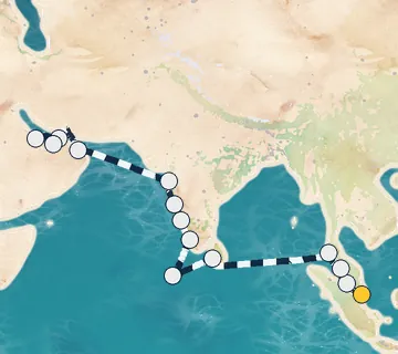 22 Night Singapore to Abu Dhabi cruise