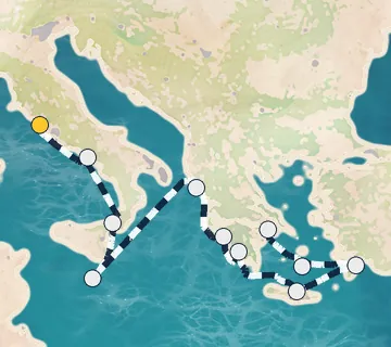 14 Night Rome to Athens cruise