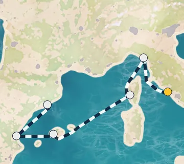 7 Night Rome to Barcelona cruise