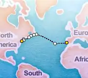 14 Night Lisbon to New York cruise
