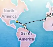 57 Night Venice to Miami cruise