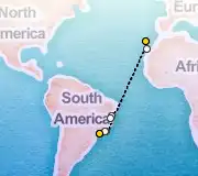 13 Night Funchal to Sao Paolo cruise