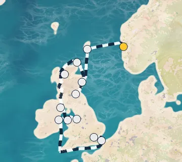 14 Night Bergen to Greenwich cruise