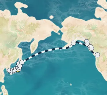 34 Night Tokyo to Vancouver cruise