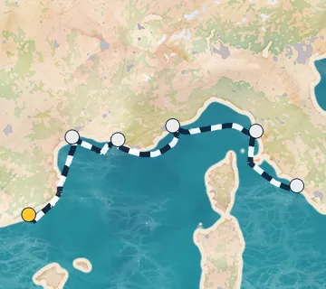 7 Night Barcelona to Rome cruise