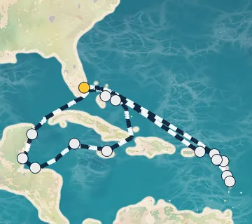 22 Night Fort Lauderdale to Fort Lauderdale cruise