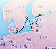 8 Night Helsinki to Copenhagen cruise