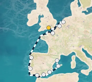 11 Night London to Barcelona cruise