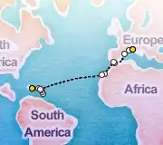 21 Night Savona to Santo Domingo cruise