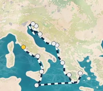 12 Night Rome to Trieste cruise