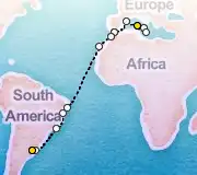 22 Night Cagliari to Buenos Aires cruise