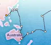 91 Night Rome to Hong Kong cruise