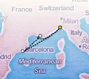 3 Night Genoa to Genoa cruise