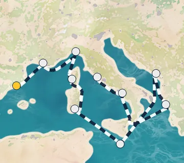 11 Night Barcelona to Rome cruise