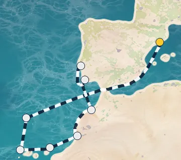 9 Night Barcelona to Lisbon cruise