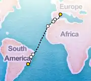 14 Night Barcelona to Rio cruise