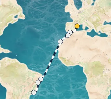 14 Night Barcelona to Rio cruise