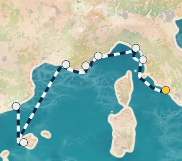 7 Night Rome to Barcelona cruise